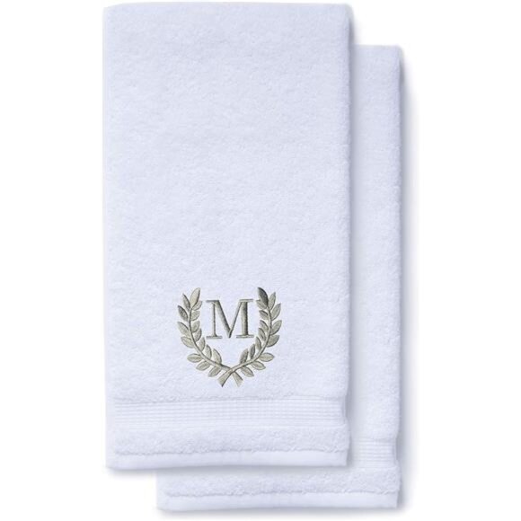 Decorative and Monogrammed Hand Towels for Bathroom Kitchen Makeup |Personalized - Picture 1 of 5